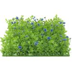 EUROPALMS Buchsmatte, künstlich, grün-lila, 25x25cm (82600088)