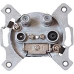 S/CONN maximum connectivity Antennensteckdose, BK+2 SAT, Stich. digi, Sonder., Rück., 1 dB, 4-fach (83906-1L)