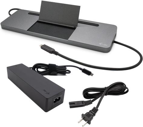 i-tec USB-C Metal 4K 3xDisplay DS 1xHDMI1xVGA1xDP 1xSD+1xmicroSD CR 1xGLAN 1x3.5mmAudio (C31FLATPRO100)