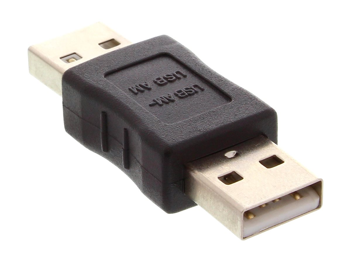 InLine USB 2.0 Adapter Stecker A auf Stecker A Beige