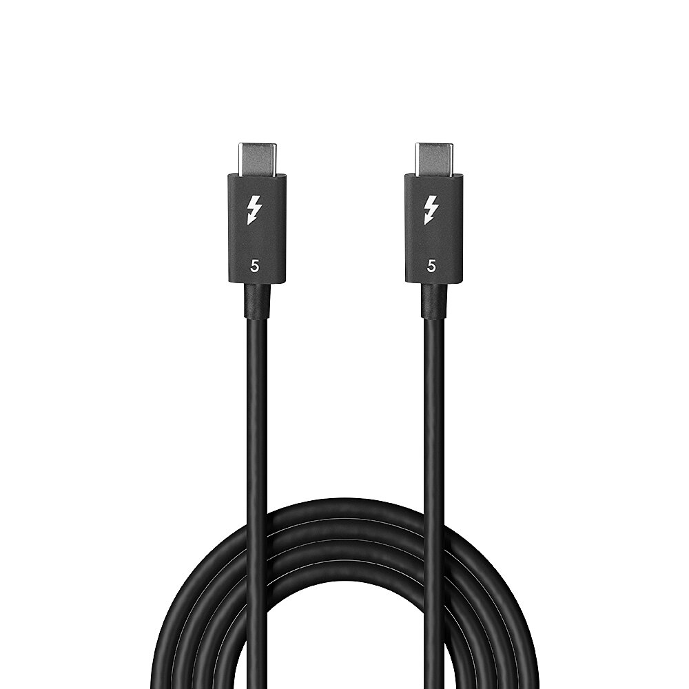 Lindy Thunderbolt 5 Passives Kabel USB-C 1 m 80 Gbit/s Schwarz