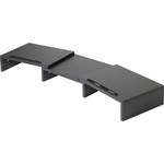 SpeaKa Professional SP-9472624 Monitor-Erhöhung für 2 Monitore bis 32", 20kg, Schwarz (SP-9472624)