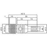 DataLogic Anschlusskabel CS-A1-02-G-10 Ausführung (allgemein) Anschlusskabel (95A251390)