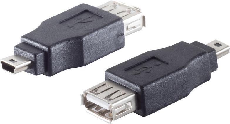 shiverpeaks BS77051 Kabeladapter USB A Mini USB B Schwarz (BS77051)