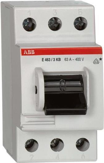 ABB E463/3KB Elektroschalter Kippschalter 3P Weiß (2CCE160300R0131)
