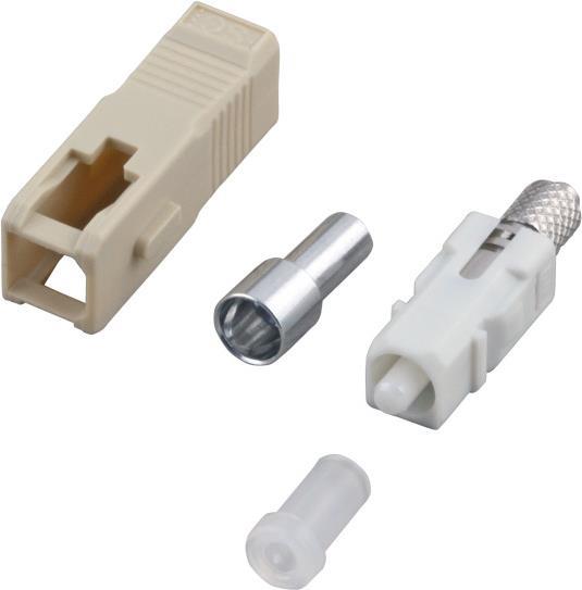 EFB-Elektronik SC-Stecker Simplex Multimode, 3mm, schwarze Tülle Hersteller: EFB Elektronik (53206.11)