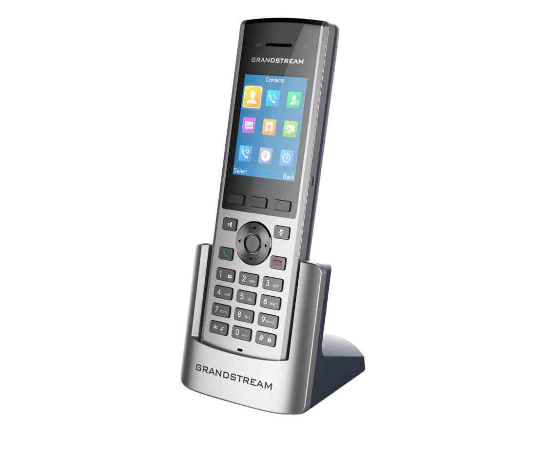 Grandstream DP730 DECT IP-Mobilteil inkl. Ladeschale Schwarz, Grau