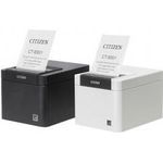 Citizen CT-E601, 8 Punkte/mm (203dpi), Cutter, USB, schwarz Bondrucker, Thermodirekt, 8 Punkte/mm (203 dpi), Medienbreite (max): 80 mm, Druckbreite (max.): 72 mm, Rollendurchmesser (max.): 83mm, Geschwindigkeit (max.): 350 mm/Sek, Cutter, desinfizierbares Gehäuse, USB, Kassenladenanschluss, Update-Schnittstelle, Flash: 8 MB, inkl.: Netzteil, Netzkabel (UK), QSG, Farbe: schwarz (CTE601XNEBX)