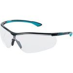 Uvex 9193376 Schutzbrille/Sicherheitsbrille Benzin - Schwarz (9193376)
