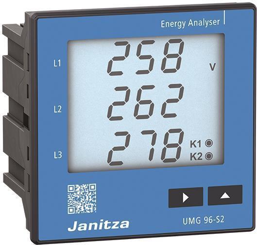 Janitza UMG 96-S2 Backlight, 90-265V Energiemessgerät 1 (5234002)