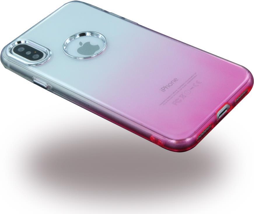 CYOO Ruber Soft - Silikon Case - Apple iPhone X - Pink