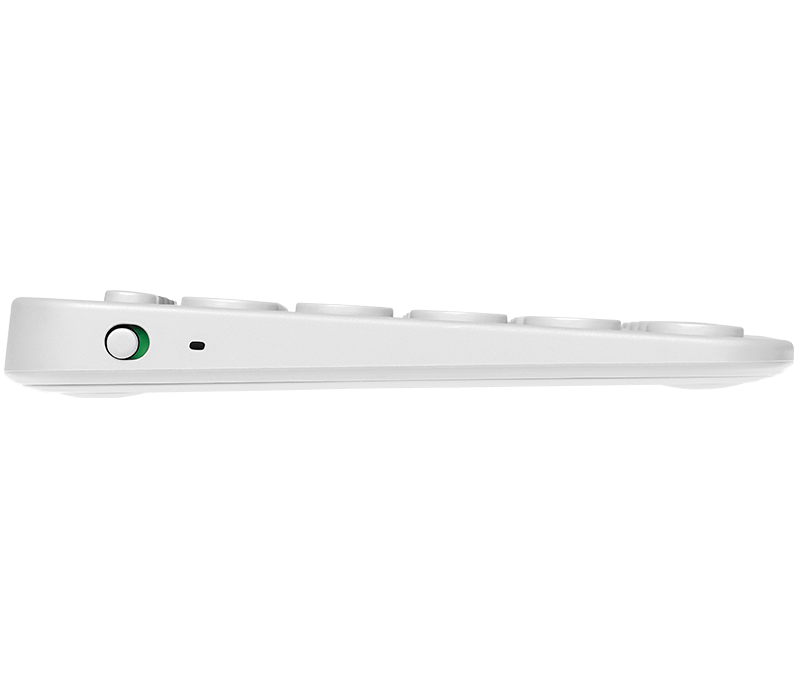 Logitech K380 Multi-Device Bluetooth Tastatur Off-White