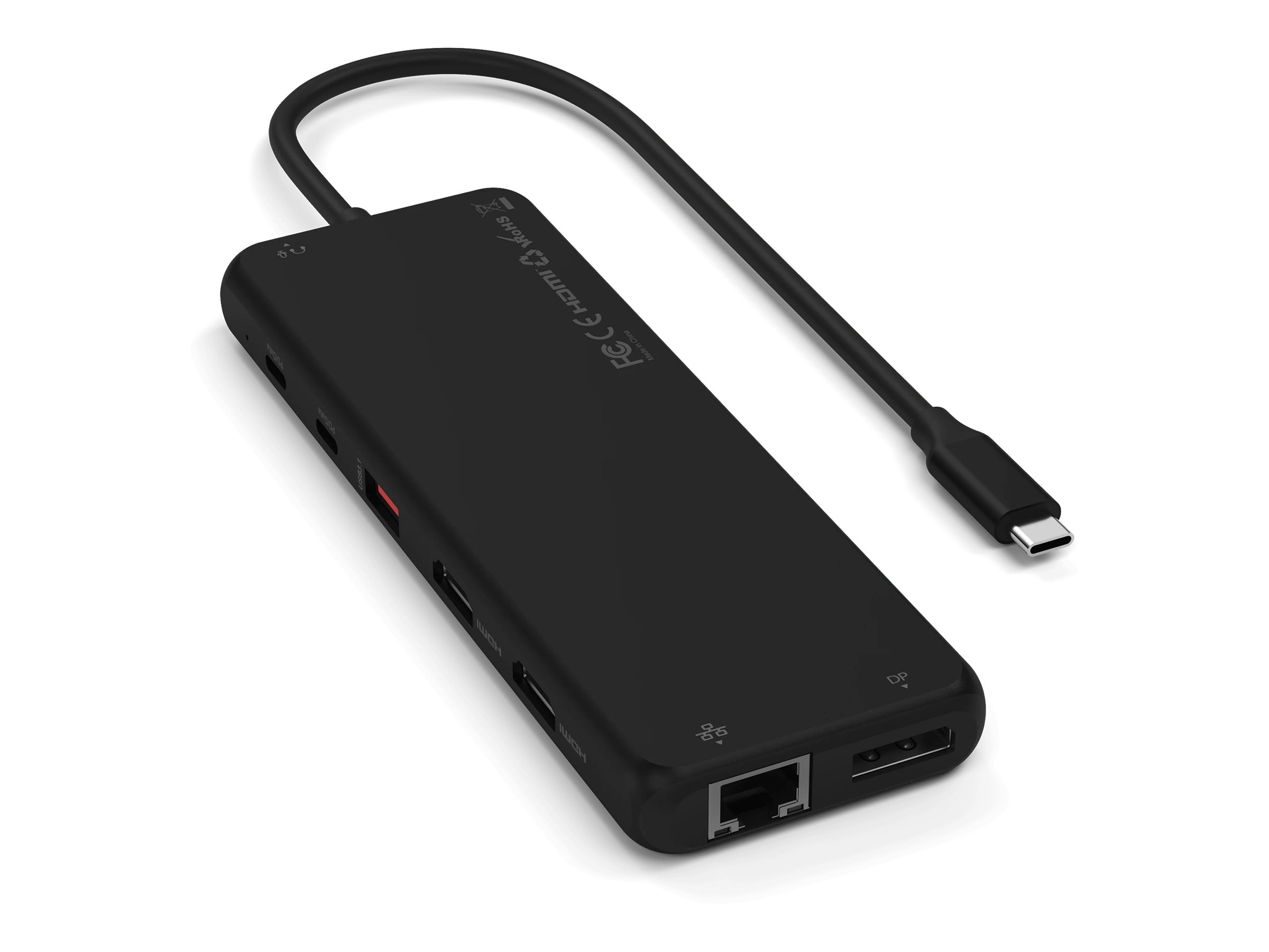 Satechi 13-in-1 Triple Display Multiport Adapter Schwarz