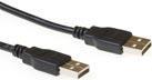 ACT USB 2.0 Connection Cable Black 3.0m 3m USB A USB A Schwarz USB Kabel (SB2530)