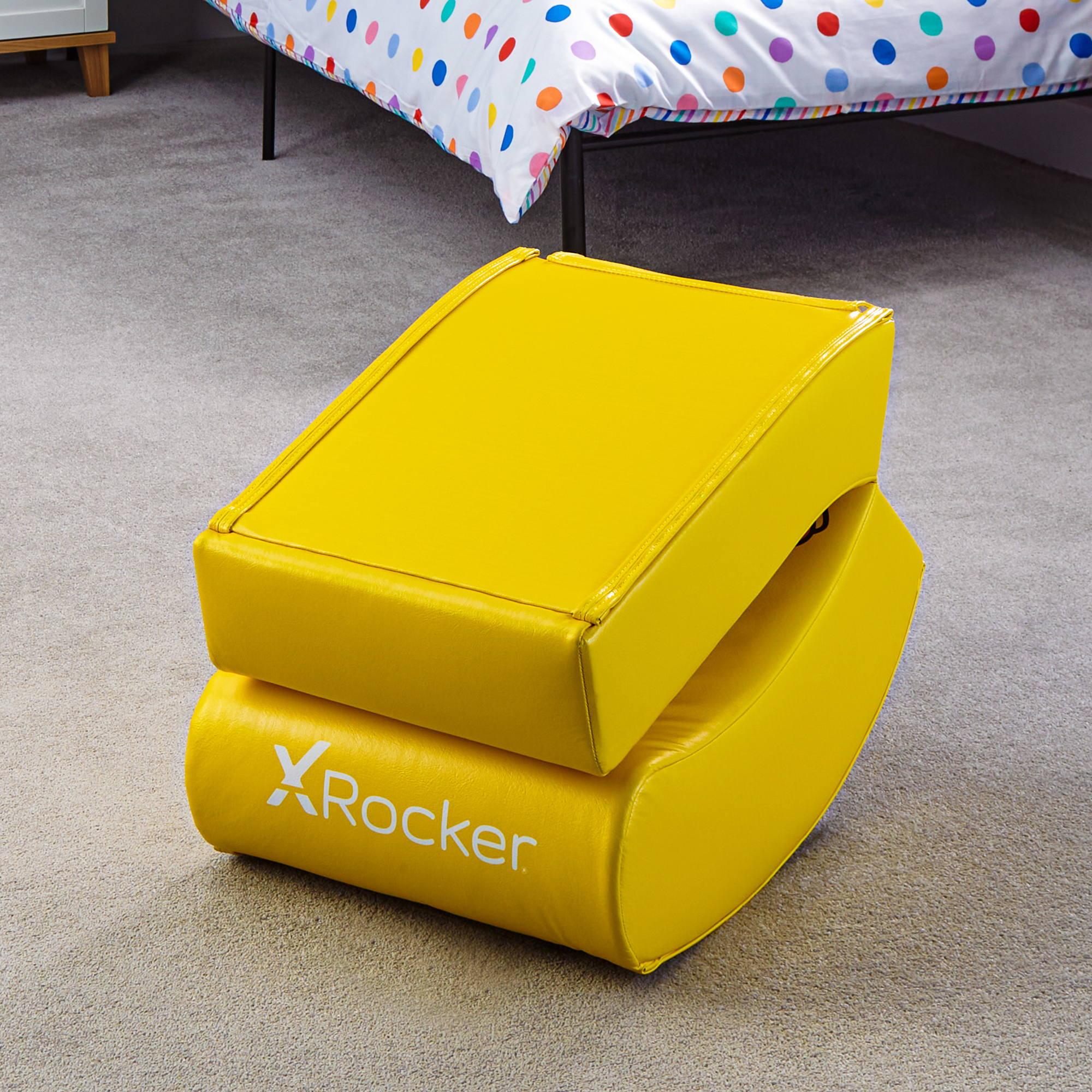 X-Rocker Super Mario Video Rocker - Yoshi Konsolen-Gamingstuhl Grün, Gelb
