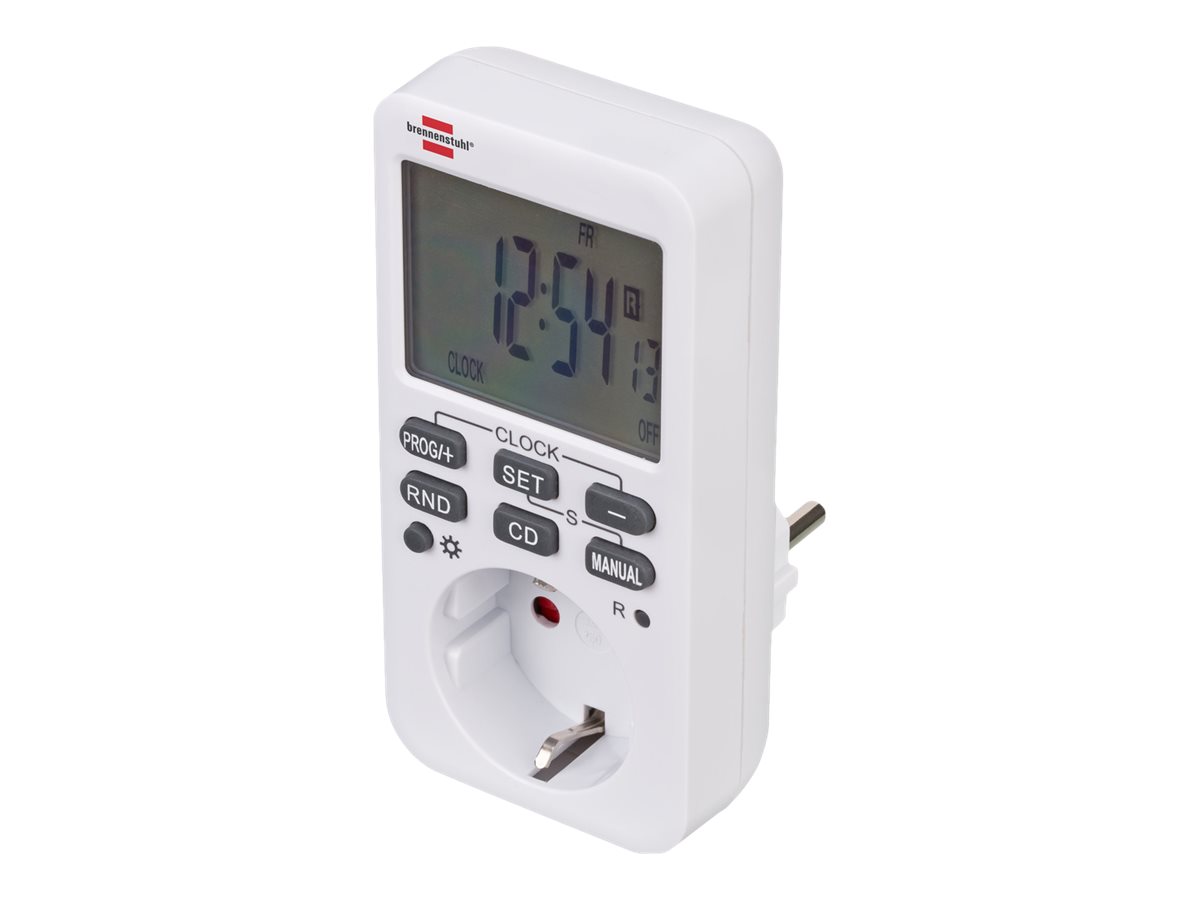Brennenstuhl Comfort-Line Zeitschaltuhr digital 3600 W Weiß