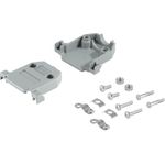 shiverpeaks BASIC-S Gehäuse für SUB-D Stecker/Kupplungen Kunststoff, 15-polig, postgrau, Polybeutel mit Eurolochung (BS79115)