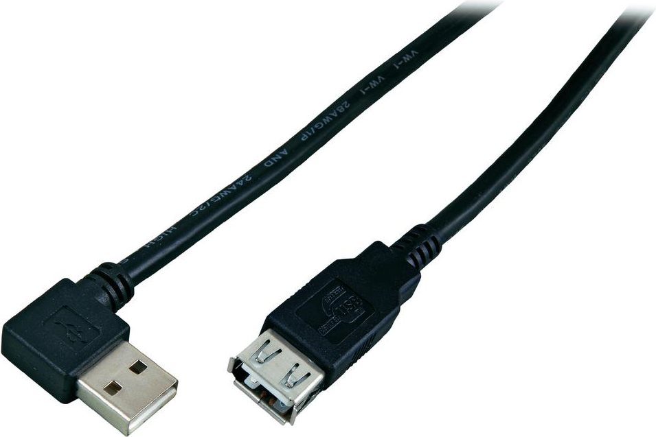 EFB ELEKTRONIK USB 2.0 Verlängerungskabel [1x USB 2.0 Stecker A - 1x USB 2.0 Buchse A] 1.80 m Schwar