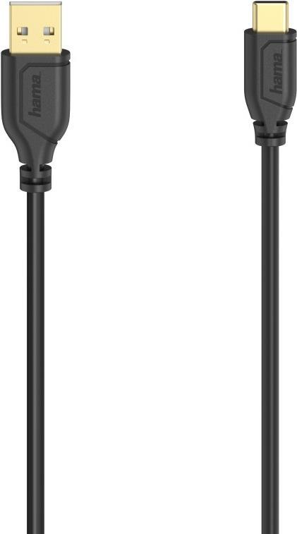 Hama 00200634 USB Kabel 0,75 m USB 2.0 USB A USB C Schwarz (00200634)