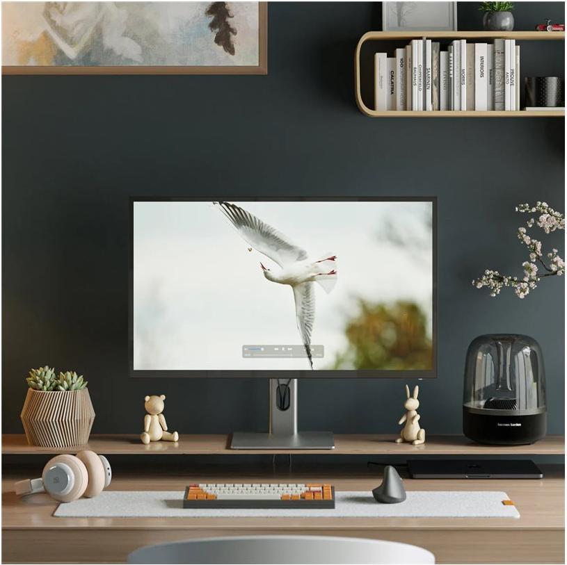 ALOGIC 32C4KPD LED display 81,3 cm (32") 3840 x 2160 Pixel 4K Ultra HD Aluminium - Schwarz (32C4KPD)