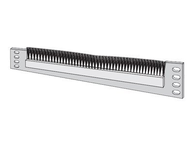 apraNET 21-3146-00 Kabelführungsplatte 19" 1HE Hellgrau RAL 7035