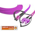 Lightwin LDP-50 LC-SC 2.0 OM4 Glasfaserkabel 2 m Violett (LDP-50 LC-SC 2.0 OM4)