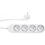 Shelly · Plug & Play""Power Strip 4 Gen4""· Smarte Steckdosenleiste· 4x 12A· (Shelly_PS4_Gen4_w)