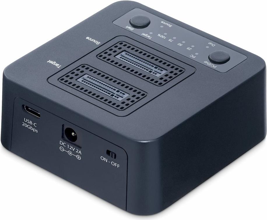 StarTech.com 1:1 Standalone M.2 NVMe Drive Duplicator and Dock M2 