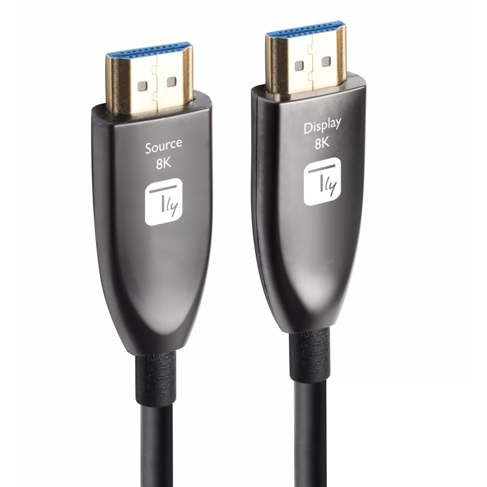 Techly HDMI-Kabel 2.1 AOC 15 m 8K 60Hz 48 Gbit/s Schwarz