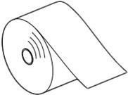 Custom THERMAL PAPER ROLL 57/50 57MM DI13 (67300000000344)