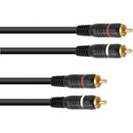 OMNITRONIC Cinch Kabel 2x2 10m (30209380)