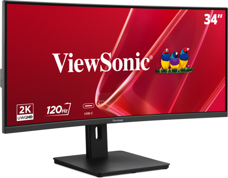 ViewSonic VA3420C-2 Monitor 34" UWQHD (3440 x 1440) 120 Hz VA Curved Schwarz