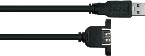 Alcasa UK30P-AEA-005S USB Kabel 0,5 m USB 3.2 Gen 1 (3.1 Gen 1) USB A Schwarz (UK30P-AEA-005S)