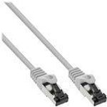 InLine® Patchkabel, S/FTP (PiMf), Cat.8.1, 2000MHz, halogenfrei, Kupfer, grau, 0,3m (78833)