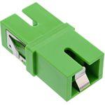 InLine LWL-Kupplung Simplex SC/SC SM Keramik-Huelse mit Shutter intern (89992G)