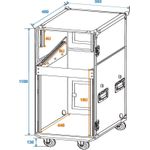 ROADINGER Spezial-Stage-Case Profi mit Rollen (32000200)