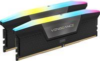 DDR5 32GB PC 6000 CL30 CORSAIR KIT (2x16GB) VENGEANCE RGB B retail (CMH32GX5M2B6000C30)