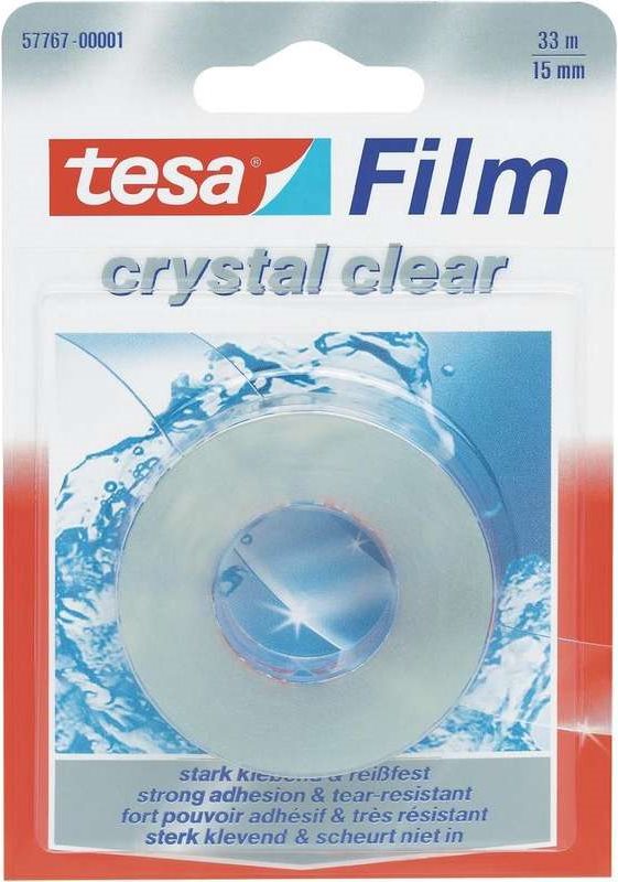 tesafilm Rolle 33m 15mm kristall-klar Blister (57767-00001-01)