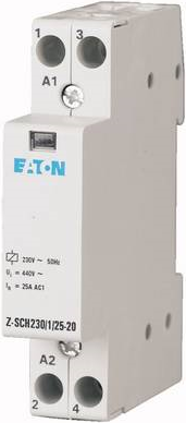 Eaton Z-SCH230/1/25-20 Installationsschütz Nennspannung: 230 V, 240 V Schaltstrom (max.): 25 A 2 Schließer 1 St. (120853)