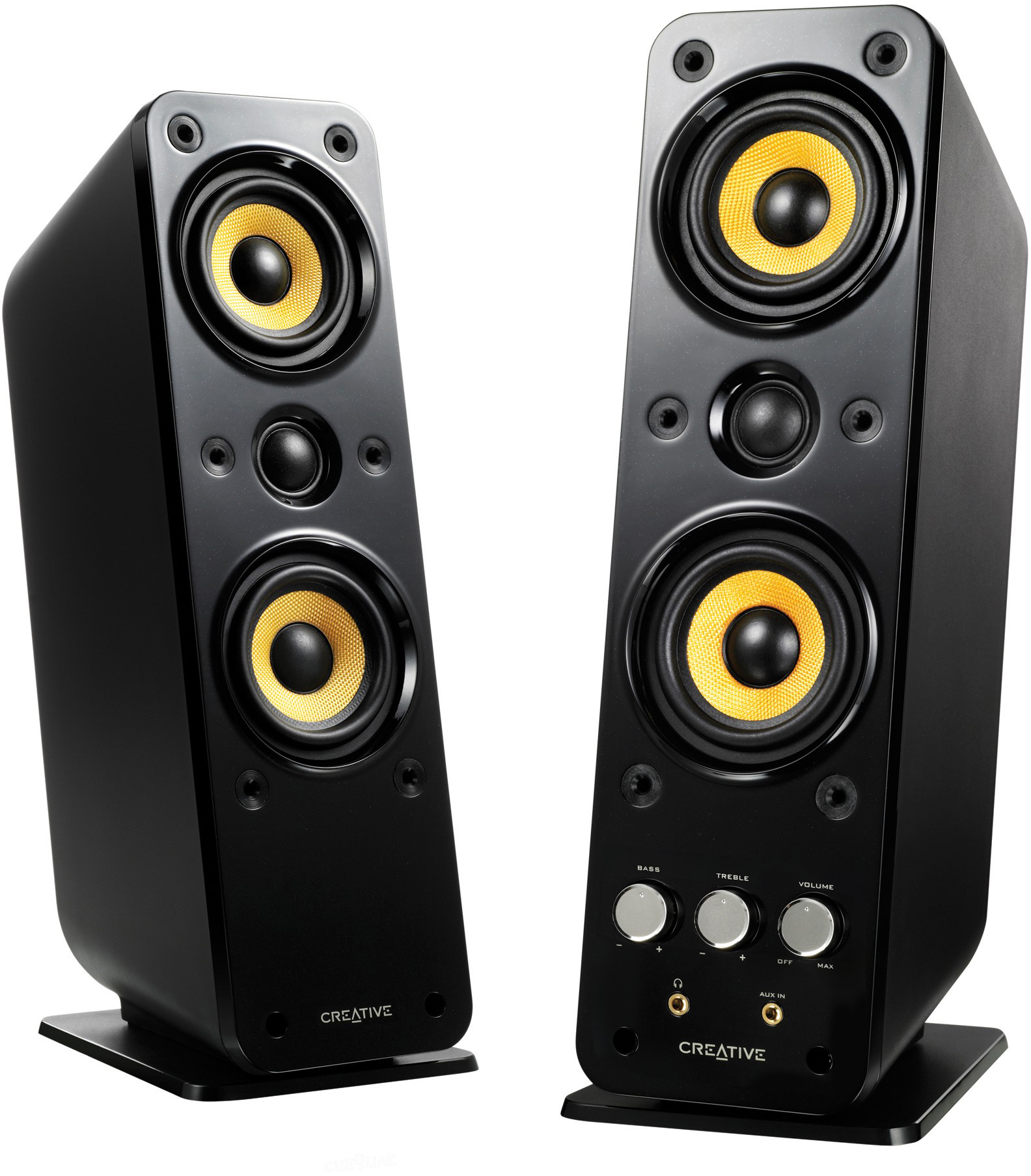 Creative GigaWorks T40 Series II 2.0 Lautsprechersystem 32 Watt Glanzschwarz