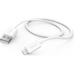 Hama Ladekabel, USB-A - Lightning, 1 m, Weiß (00201579)