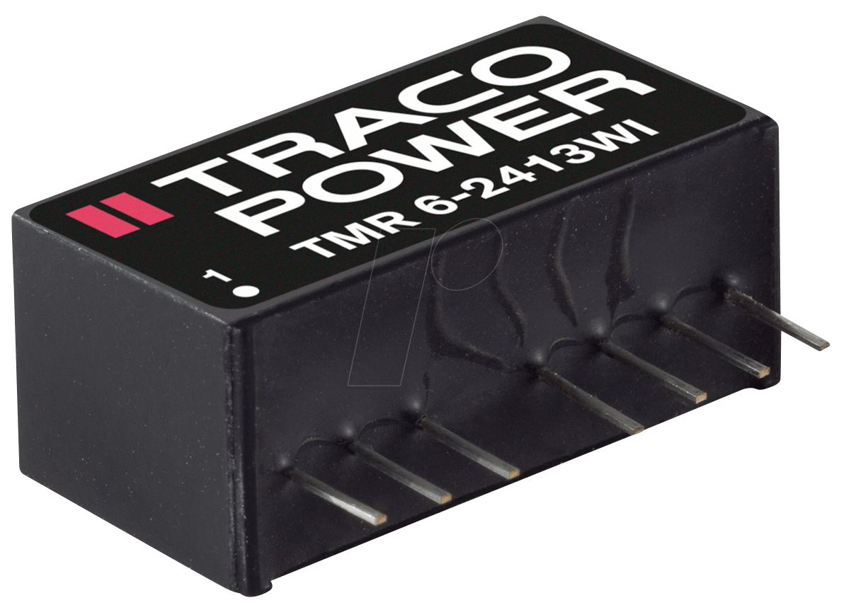 TRACO TMR 6-2415WI - DC/DC-Wandler TMR 6WI, 6 W, 24 V, 250 mA, SIL-8 (TMR 6-2415WI)