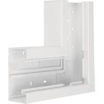 Hager BR6513059016 Flachwinkel B x T 130 mm 68 1 St. Weiß (BR6513059016)