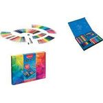 Maped Zeichenset COLOR'PEPS, 150-teilig, im Karton Inhalt: Pinsel, Bleistift BLACK'PEPS, Radierer, Spitzer, - 1 Stück (984726)