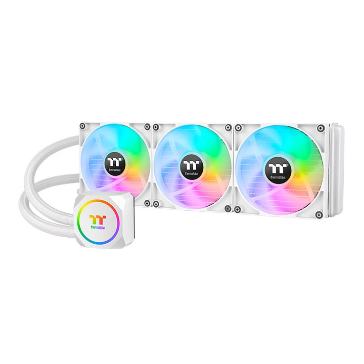 Thermaltake TH420 ARGB Sync Snow Edition Prozessor-Flüssigkeitskühlsystem Weiß