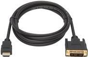 Eaton Tripp Lite Safe-IT HDMI-to-DVI Cable Antibacterial M/M DVI-D Single Link, 1920 x 1200 @ 60 Hz, Black, 6 ft. (P566AB-006)