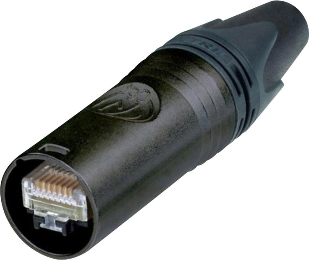 Neutrik RJ45 etherCON CAT6 A Steckverbinder Stecker, gerade Pole: 8P8C NE8MX6-B Schwarz NE8MX6-B 1 St. (NE8MX6-B)