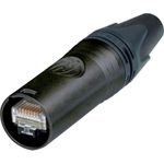 Neutrik RJ45 etherCON CAT6 A Steckverbinder Stecker, gerade Pole: 8P8C NE8MX6-B Schwarz NE8MX6-B 1 St. (NE8MX6-B)