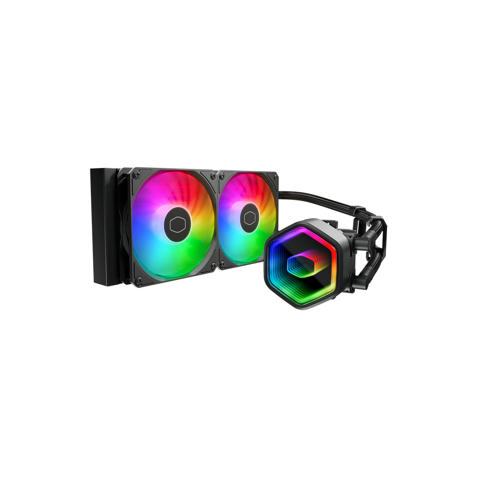 Cooler Master MasterLiquid 240 Core II Prozessor-Flüssigkeitskühlsystem 240 mm Schwarz