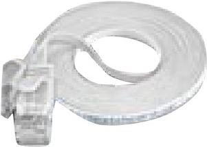 SLIM U6 025 WS - Cat.6 SLIM-Patchkabel, U/UTP, 0,25 m, weiß (PKW-SLIM-KAT6 0.25 WS)